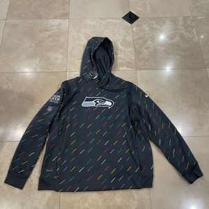 Nike New Womens Dri Fit Thermal Seattle Seahawks Sweatshirt